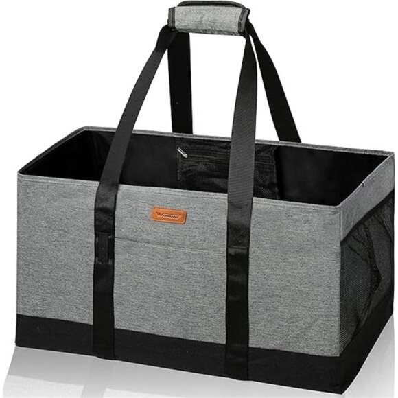 Extra Large Foldable Grocery Tote Bag With Handles for Storage, Picnics, Beach - Picture 7 of 7